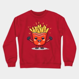 Cute French Fries T-Shirt Crewneck Sweatshirt